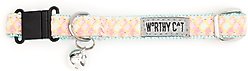The Worthy Dog Mermaid Cat Collar, One Size: 9 to 11-in neck, 1/2-in wide, Pink slide 2 of 3