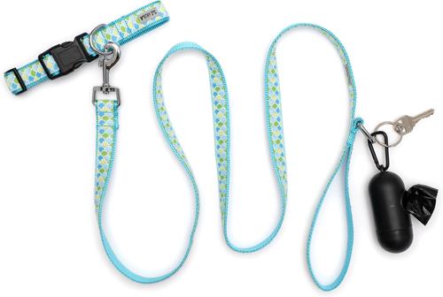 Show full view: The Worthy Dog Mermaid Lead Dog Leash, Blue, Large: 5-ft long, 1-in wide slide 5 of 5