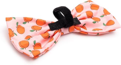 Show full view: The Worthy Dog Peachy Keen Dog Bow Tie, Peach, Small slide 3 of 3