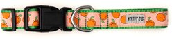 The Worthy Dog Peachy Keen Dog Collar, Peach, X-Large: 17 to 23-in neck, 1-in wide slide 2 of 3