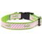 Show in main carousel: The Worthy Dog Pink Stripe Alligator Dog Collar, Pink, Small: 8 to 14-in neck, 5/8-in wide slide 4 of 6