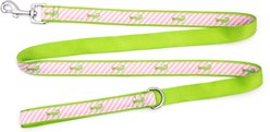 The Worthy Dog Pink Stripe Alligator Lead Dog Leash, Pink, Large: 5-ft long, 1-in wide slide 2 of 4