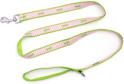 The Worthy Dog Pink Stripe Alligator Lead Dog Leash, Pink, Small: 5-ft long, 5/8-in wide slide 2 of 4