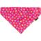 Show in main carousel: The Worthy Dog Valentine's Day Puppy Love Dog Bandana, Pink, Large slide 1 of 2