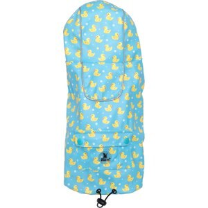 The Worthy Dog Rubber Duck London Dog Raincoat, Blue, XX-Large