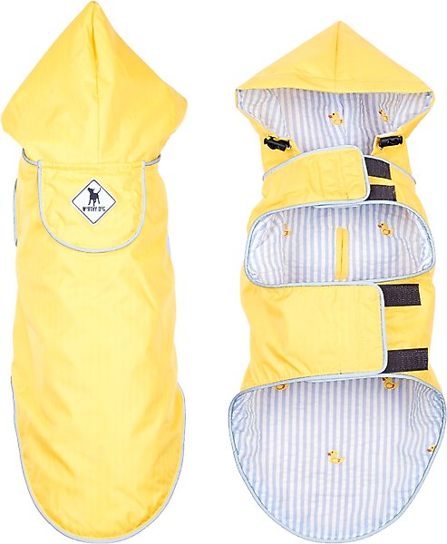 The Worthy Dog Seattle Slicker Dog Jacket, Yellow