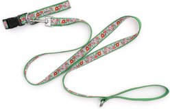 The Worthy Dog Spring Garden Lead Dog Leash, Coral, Large: 5-ft long, 1-in wide slide 2 of 4