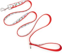The Worthy Dog Stockings Were Hung Lead Standard Dog Leash, Blue, Large: 5-ft long, 1-in wide slide 2 of 3