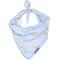 Show in main carousel: The Worthy Dog Stripe Rubber Duck Dog Bandana, Light Blue, Large slide 1 of 4