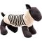 Show in main carousel: The Worthy Dog Stripe Turtleneck Dog Sweater, Cream/Black, XX-Large slide 2 of 4