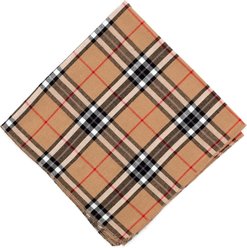The Worthy Dog Tan Plaid Dog Bandana, Tan, Large slide 2 of 3