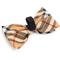 Show in main carousel: The Worthy Dog Tan Plaid Dog Bow Tie, Tan, Large slide 3 of 3