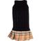 Show in main carousel: The Worthy Dog Turtleneck Dog Sweater Dress, Black/Beige, Medium slide 1 of 4