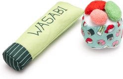 The Worthy Dog Wasabi & Sushi Cat Toys with Catnip, Mint Green, 2 count slide 2 of 2