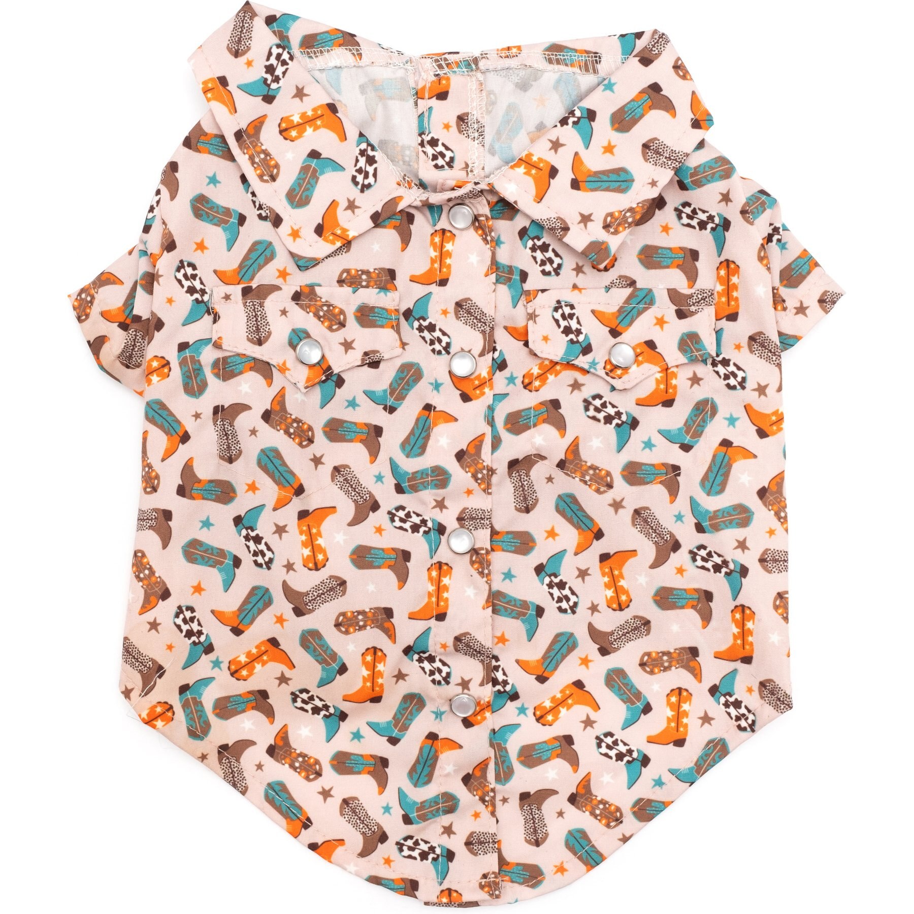 The Worthy Dog Wild Wild West Dog Shirt, X-Large