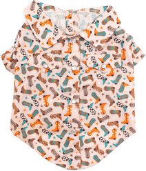The Worthy Dog Wild Wild West Dog Shirt, XX-Large