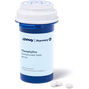 Theophylline Compounded Chicken Bisect Tablet, 25 mg, 1 tablet for Veterinary use