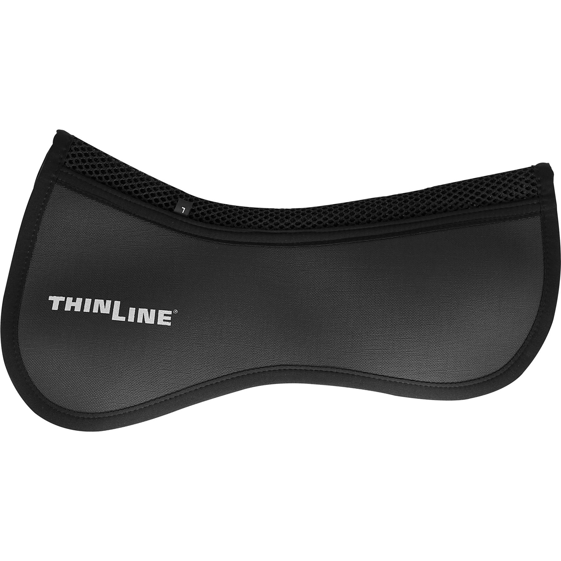 ThinLine Perfect Fit Horse Half Saddle Pad, Black, Medium