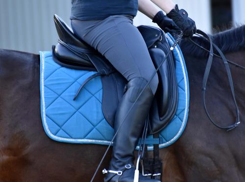 Show full view: ThinLine Perfect Fit Horse Half Saddle Pad, Black, Small slide 3 of 3