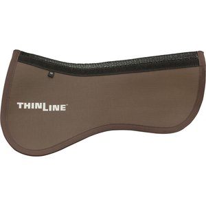 ThinLine Perfect Fit Horse Half Saddle Pad, Dark Brown, Medium