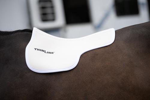 Show full view: ThinLine Perfect Fit Max Horse Saddle Pad, White slide 2 of 2