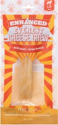 this and that Canine Company Enhanced Large Everest Cheese Chew Beef Dog Natural Chew Treat