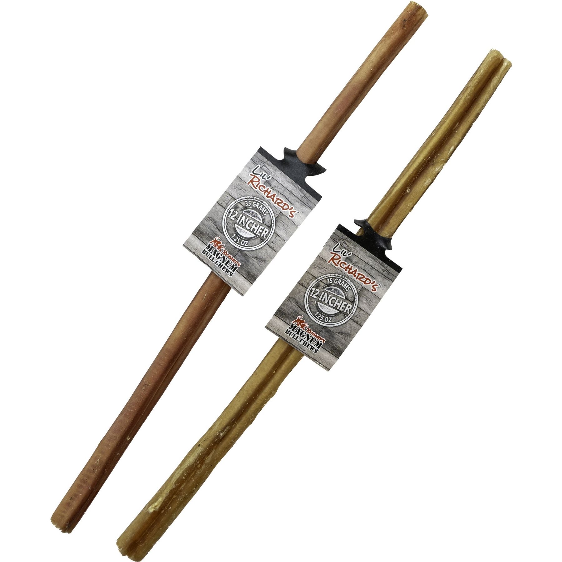 this and that Canine Company Lil' Richard's 12-inch Bull Chew Beef Pizzle Dog Natural Chew Treat