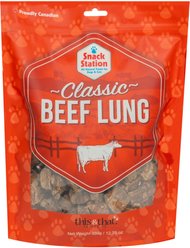 this and that Canine Company Snack Station Beef Lung Single Ingredient High Protein Dehydrated Dog Treats, 12-oz bag