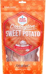 this and that Canine Company Snack Station Premium Covington Sweet Potato Apple & Oatmeal Dehydrated Dog Treats, 11.4-oz bag