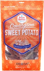 this and that Canine Company Snack Station Premium Covington Sweet Potato Blueberry & Parsley Dehydrated Dog Treats, 11.4-oz bag