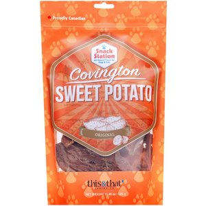 this and that Canine Company Snack Station Premium Covington Sweet Potato Dehydrated Dog Treats, 11.4-oz bag