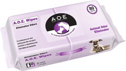 Thornell A.O.E. Animal Odor Eliminator Wipes, 80 count