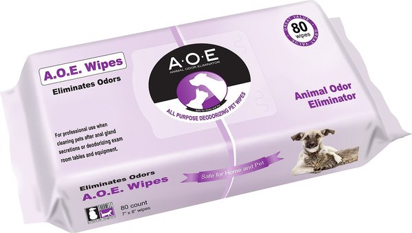 Thornell A.O.E. Animal Odor Eliminator Wipes