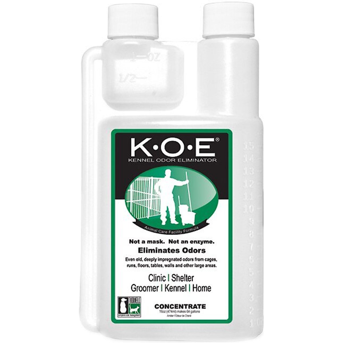Odorcide K.O.E. Kennel Odor Eliminator Concentrate, 16-fl oz bottle