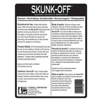 Show full view: Thornell Skunk-Off Shampoo, 8-fl oz bottle slide 2 of 4