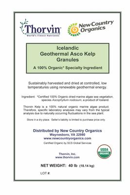 Show full view: Thorvin Kelp Farm Feed, 40-lb bag slide 3 of 3