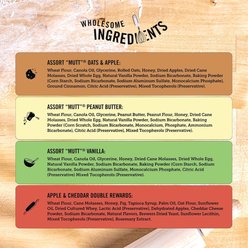 Three Dog Bakery Assortmutt & Double Rewards Variety Pack Soft Dog Treats, 58-oz pack slide 2 of 6