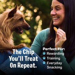 Three Dog Bakery Bark'N Crunch! Chicken Chips Dehydrated Dog Treats, 8-oz bag slide 2 of 9