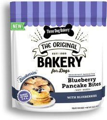 Three Dog Bakery Blueberry Pancake Soft Baked Dog Treats, 25-oz bag