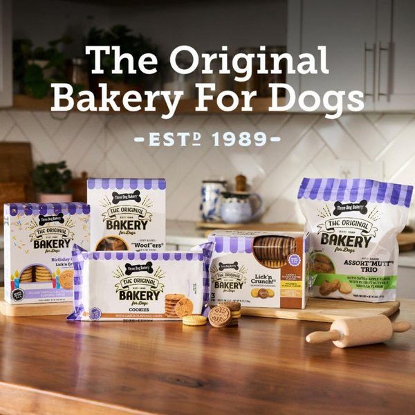 Show full view: Three Dog Bakery Cinnamutt Roll Crunch Dog Treats, 25-oz bag slide 7 of 11