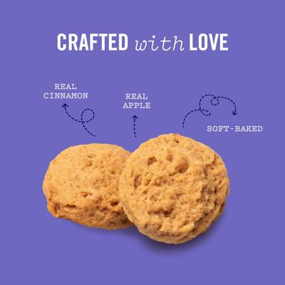 Show full view: Three Dog Bakery Classic Cookies Apples & Oats Soft-Baked Dog Treats, 13-oz box slide 4 of 8