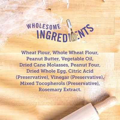 Show full view: Three Dog Bakery Itty Bitty Bones with Peanut Butter Crunchy Dog Treats, 32-oz bag slide 6 of 8