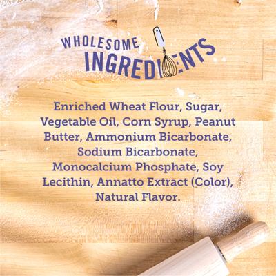 Show full view: Three Dog Bakery Lick'n Crunch Golden & Peanut Butter Sandwich Cookies Dog Treats, 13-oz box slide 6 of 9