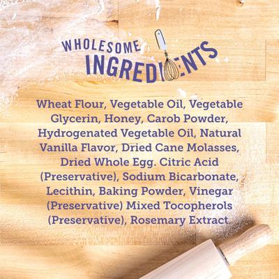 Show full view: Three Dog Bakery Swirly Paws Carob & Vanilla Soft & Chewy Dog Treats, 20-oz bag slide 7 of 9