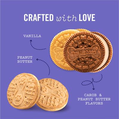 Show full view: Three Dog Bakery Variety Pack Sandwich Cookie Dog Treats, 37.8-oz pack slide 4 of 7