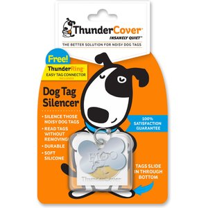 ThunderCover Dog Tag Silencer, Clear