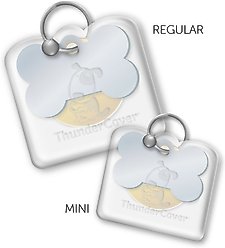 ThunderCover Mini Dog Tag Silencer, Clear slide 2 of 5