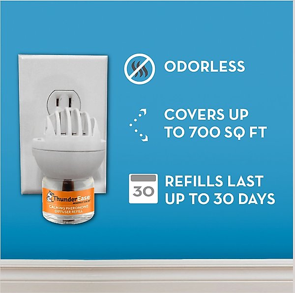 Show full view: ThunderEase Powered by ADAPTIL Calming Pheromone Diffuser Refill for Dogs, 30 day, 1 count slide 7 of 10