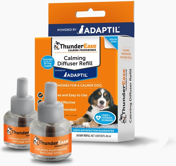 Show full view: ThunderEase Powered by ADAPTIL Calming Pheromone Diffuser Refill for Dogs, 60 day, 2 count slide 1 of 10