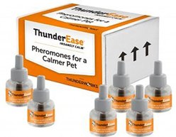 ThunderEase Powered by ADAPTIL Calming Pheromone Diffuser Refill for Dogs, 180 day, 6 count